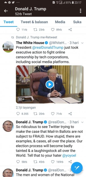Twitter Menandai Tweet Trump Dengan Cek Fakta Untuk Pertama Kalinya