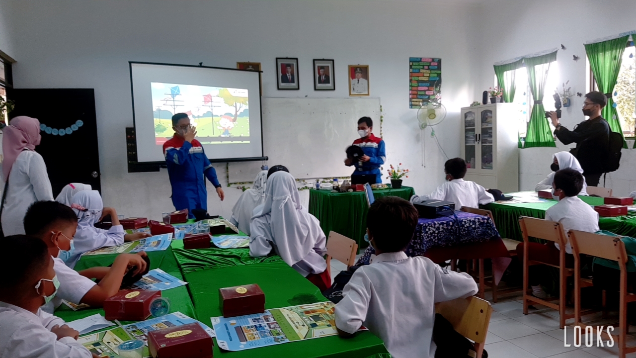 SISWA SD di Kecamatan Minas Barat  Antusias Mengikuti Kegiatan Pertamina Mengajar