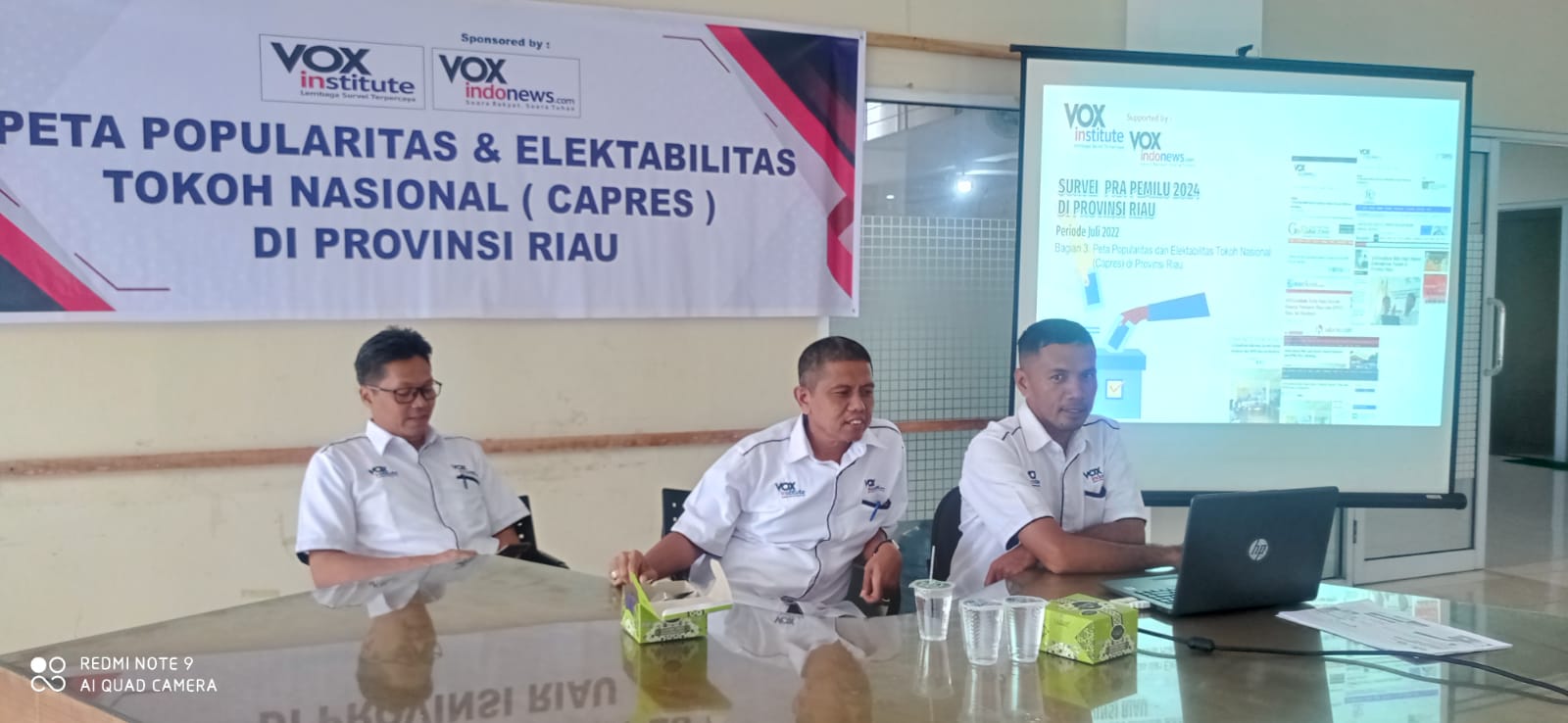 Survei Capres 'VOXinstitute' di Provinsi Riau : Anies, Prabowo, Ganjar Bersaing Ketat