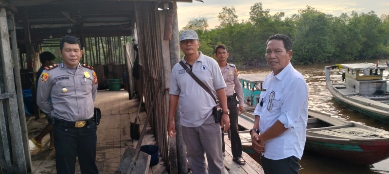 Antisipasi Kejahatan, Polda Riau Ajak Warga Raja Bejamu  Cegah Pengiriman PMI Ilegal